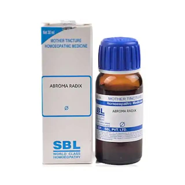 SBL Abroma Radix Mother Tincture Q (1 Bottle of 30 ml Mother Tincture)