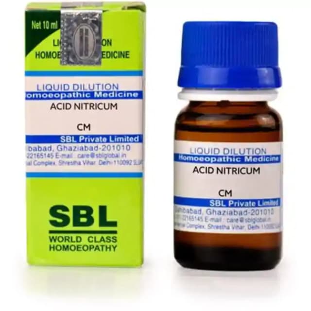 SBL Acid Nitricum Dilution CM CH (1 Bottle of 10 ml Dilution)