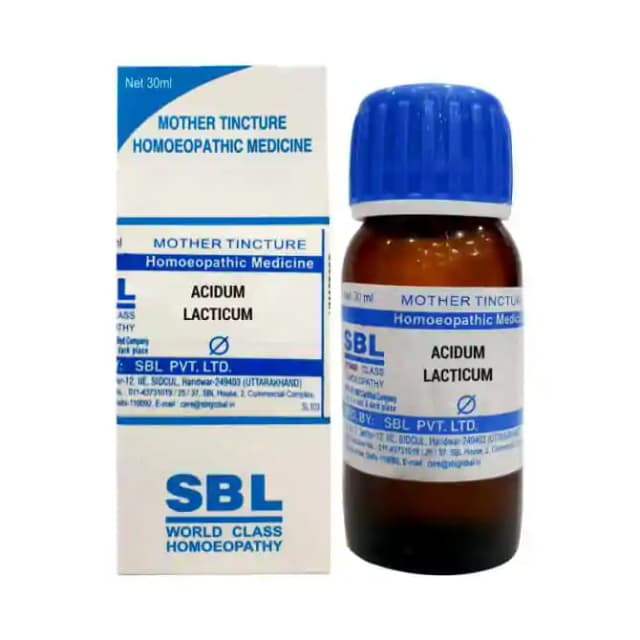 SBL Acidum Lacticum Mother Tincture Q (1 Bottle of 30 ml Mother Tincture)