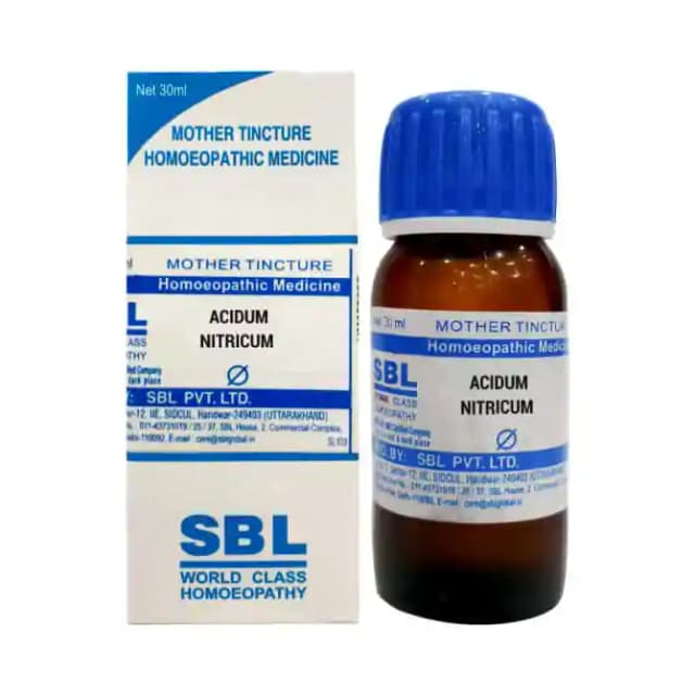 SBL Acidum Nitricum Mother Tincture Q (1 Bottle of 30 ml Mother Tincture)