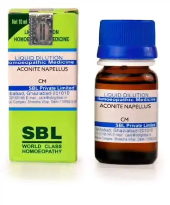 SBL Aconitum Napellus Dilution CM CH (1 Bottle of 10 ml Dilution)