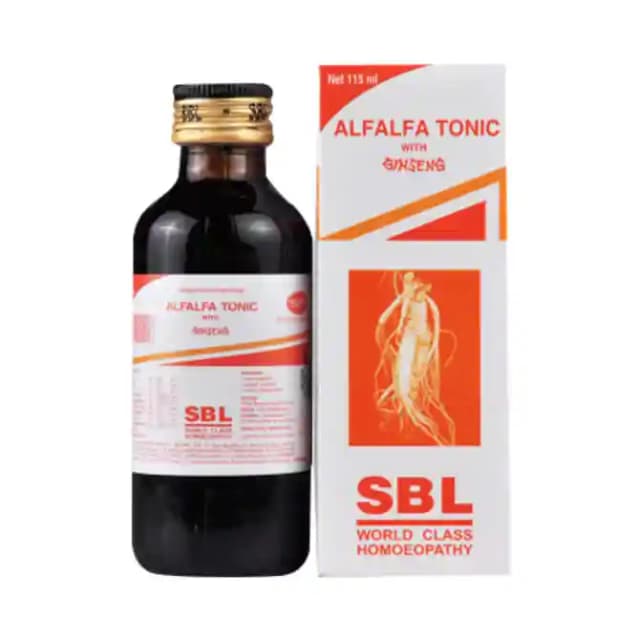 SBL Alfalfa Tonic With Ginseng (1 Bottle of 115 ml Tonic)