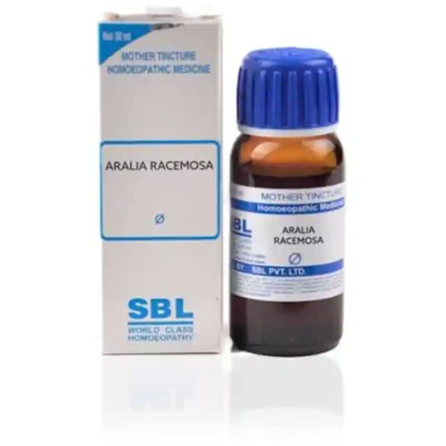 SBL Aralia Racemosa Mother Tincture Q (1 Bottle of 30 ml Mother Tincture)