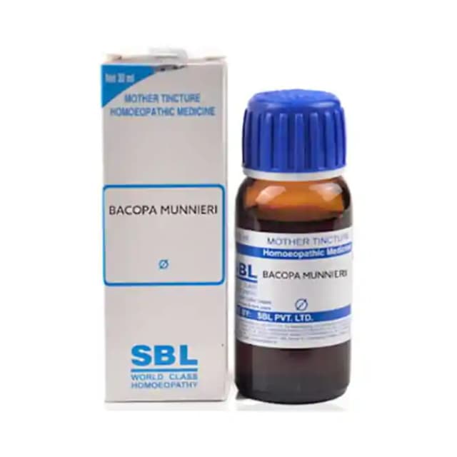 SBL Bacopa Munnieri Mother Tincture Q (1 Bottle of 30 ml Mother Tincture)