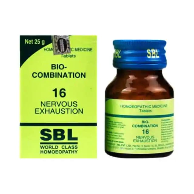 SBL Bio Combination 16 (1 Bottle of 25 gm Biocombination tablets)