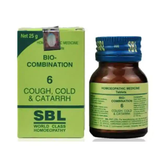 SBL Bio Combination 6 (1 Bottle of 25 gm Biocombination tablets)