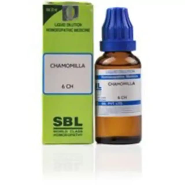 SBL Chamomilla Dilution 6 CH (1 Bottle of 30 ml Dilution)