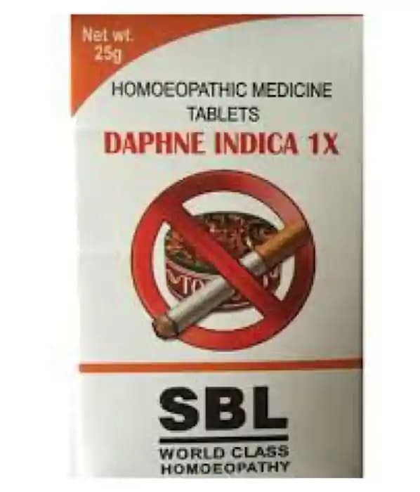 SBL Daphne Indica 1X (1 Bottle of 25 gm tablets)