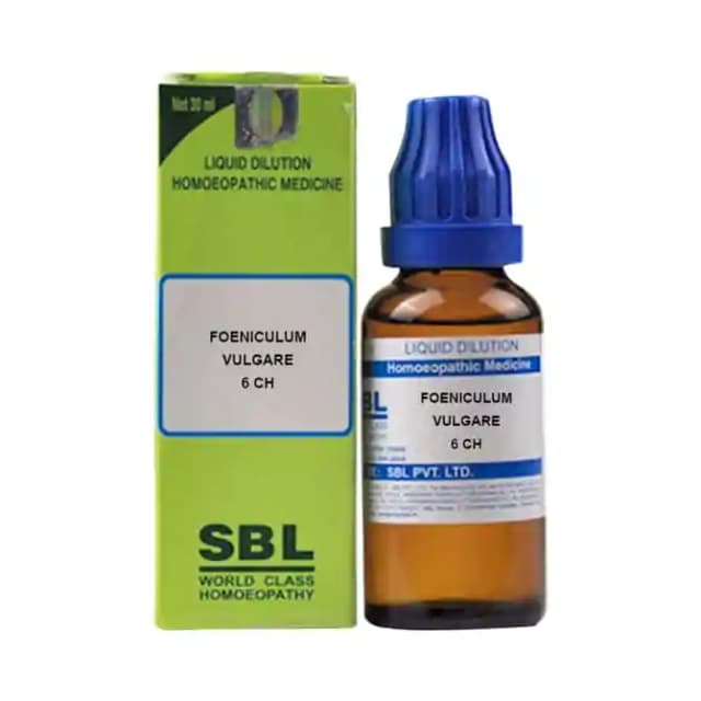SBL Foeniculum Vulgare Dilution 6 CH (1 Bottle of 30 ml Dilution)
