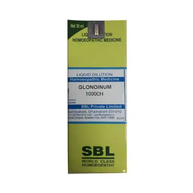 SBL Glonoinum Dilution 1000 CH (1 Bottle of 30 ml Dilution)