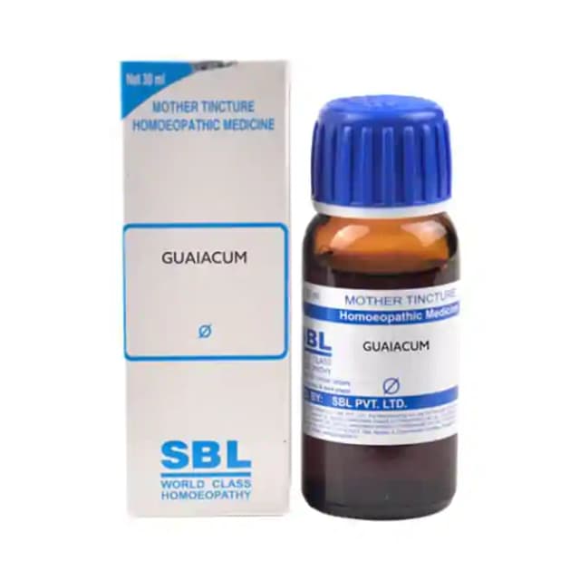 SBL Guaiacum Mother Tincture Q (1 Bottle of 30 ml Mother Tincture)