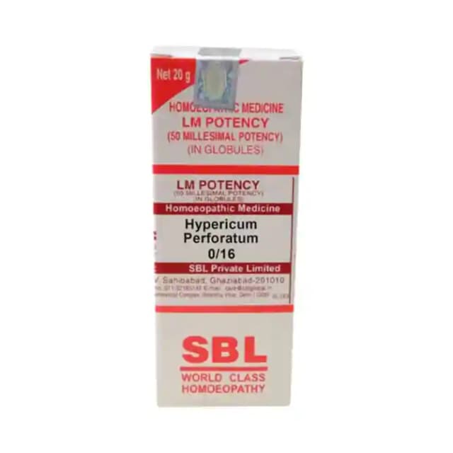 SBL Hypericum Perforatum 0/16 LM (1 Bottle of 20 gm Globules)