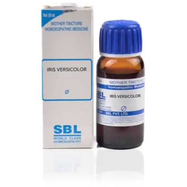 SBL Iris Versicolor Mother Tincture Q (1 Bottle of 30 ml Mother Tincture)