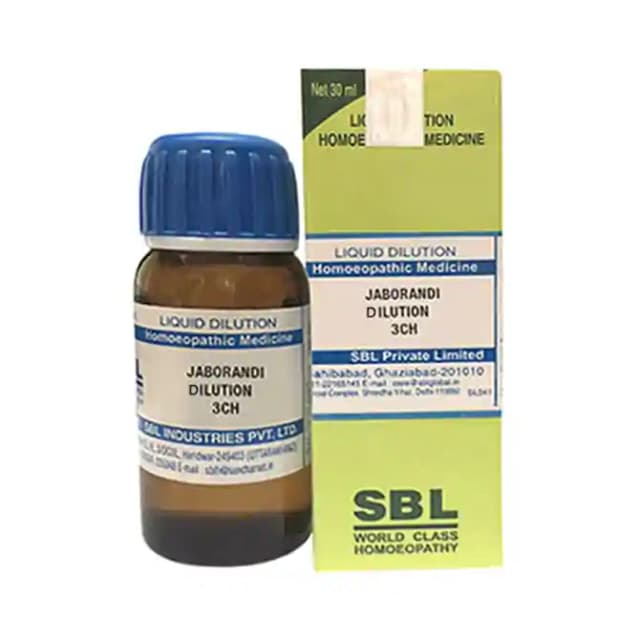 SBL Jaborandi Dilution 3 CH (1 Bottle of 30 ml Dilution)