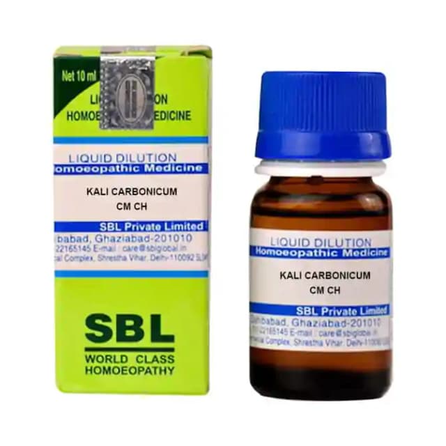 SBL Kali Carbonicum Dilution CM CH (1 Bottle of 10 ml Dilution)