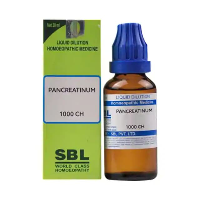 SBL Pancreatinum Dilution 1000 CH (1 Bottle of 30 ml Dilution)
