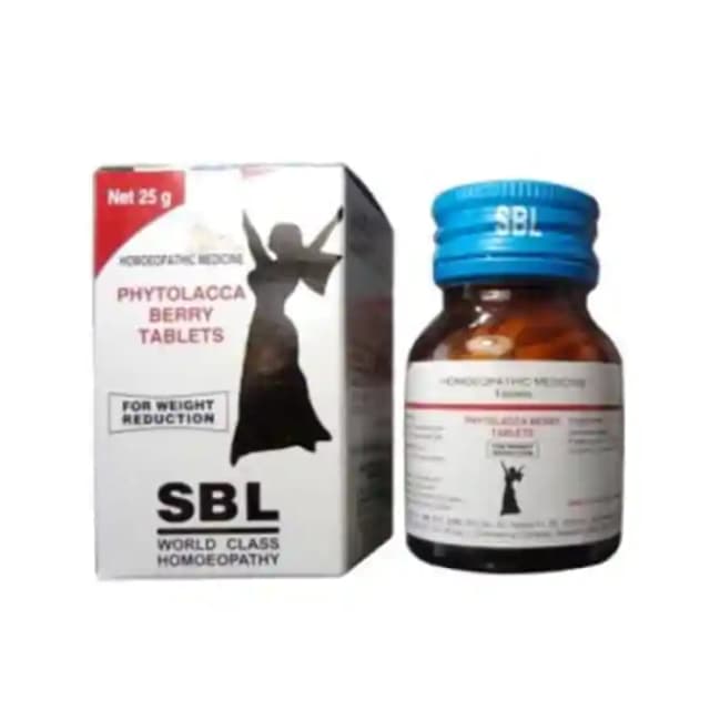 SBL Phytolacca Berry (1 Bottle of 25 gm tablets)