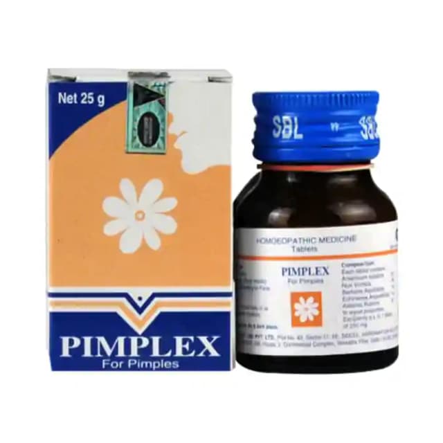 SBL Pimplex (1 Bottle of 25 gm tablets)
