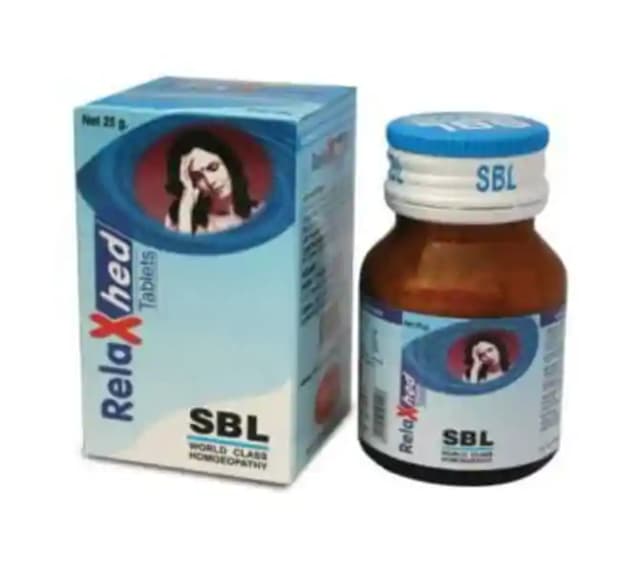 SBL Relaxhed (1 Bottle of 25 gm tablets)