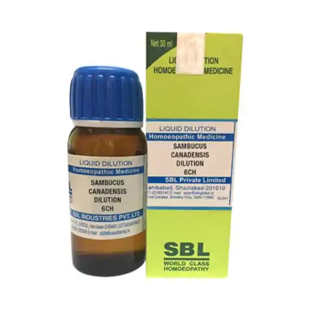 SBL Sambucus Canadensis Dilution 6 CH (1 Bottle of 30 ml Dilution)