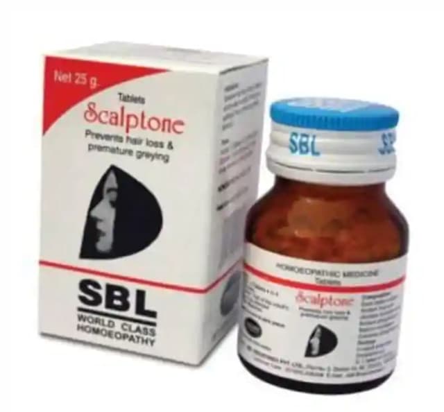 SBL Scalptone (1 Bottle of 25 gm tablets)