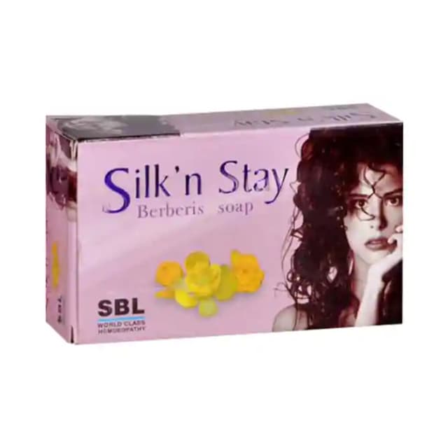 SBL Silk N Stay Berberis Soap (1 Box Of 75 gm Soap)