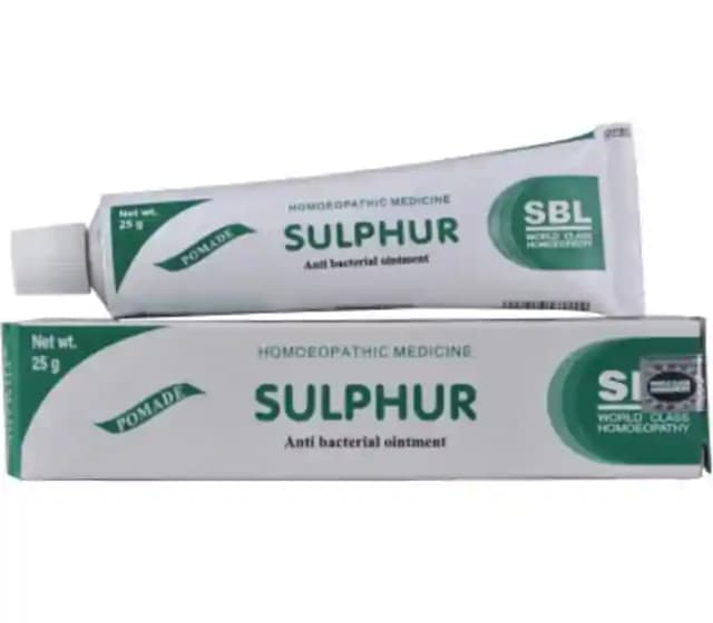 SBL Sulphur Ointment (1 Tube Of 25 gm Ointment)