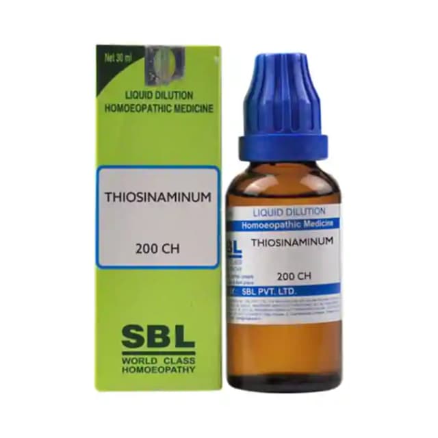 SBL Thiosinaminum Dilution 200 CH (1 Bottle of 30 ml Dilution)