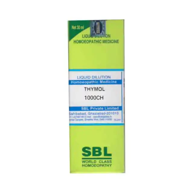 SBL Thymol Dilution 1000 CH (1 Bottle of 30 ml Dilution)