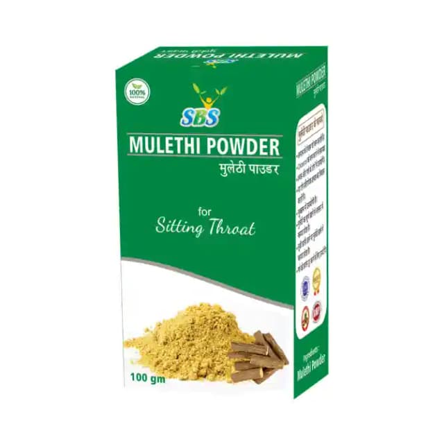 SBS Mulethi Powder (1 Box Of 100 gm Powder)
