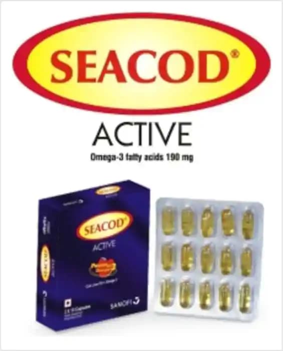 Seacod Active (1 Strip Of 15 capsules)