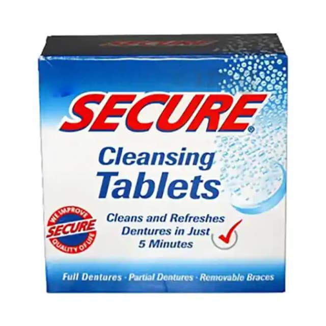 Secure Denture Cleansing (1 Strip Of 4 tablets)