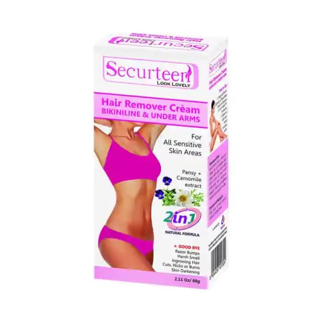 Securteen Hair Remover Cream (1 Tube Of 60 gm Cream)