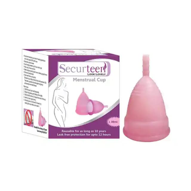 Securteen Menstrual Cup Large (1 Box Of 30 ml Cup)