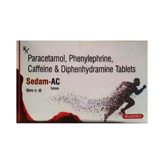 Sedam AC (10 tablets in 1 strip)