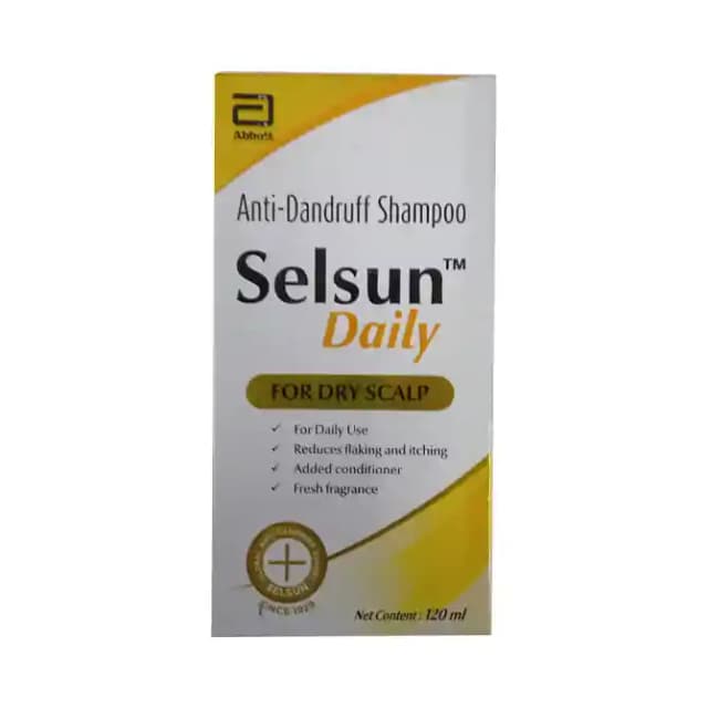 Selsun Daily Shampoo (1 Bottle of 120 ml Shampoo)
