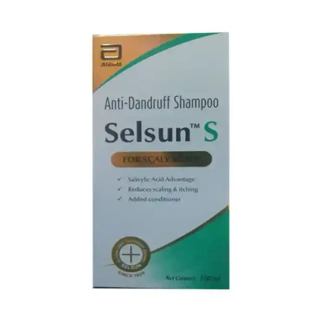 Selsun S Shampoo (1 Bottle of 120 ml Shampoo)