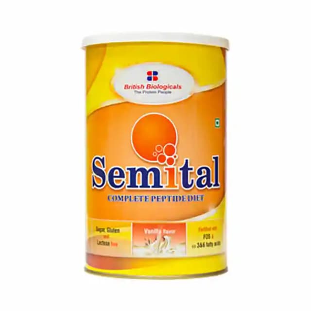Semital Powder Vanilla (1 Box Of 500 gm Powder)