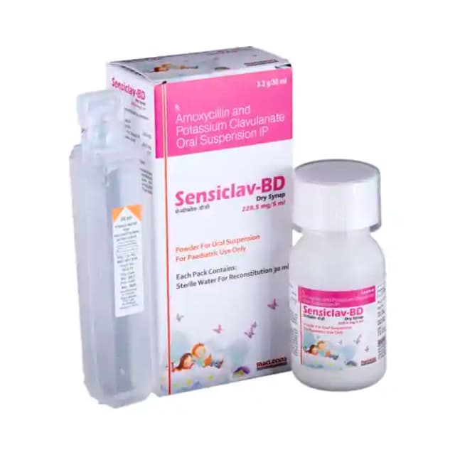 Sensiclav BD 228.5mg Dry Syrup (30 ml in 1 bottle)
