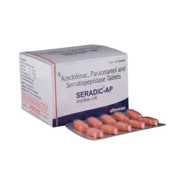 Seradic AP (10 tablets in 1 strip)