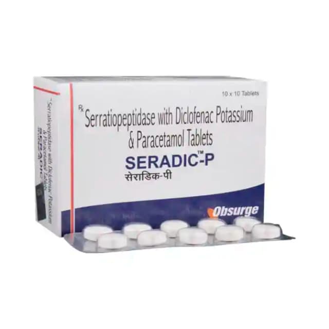 Seradic P (10 tablets in 1 strip)