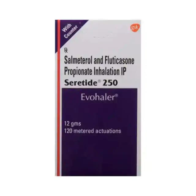 Seretide 250 Evohaler (120 MDI in 1 packet)
