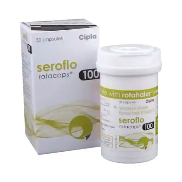 Seroflo 100 Rotacaps (30 capsules in 1 packet)