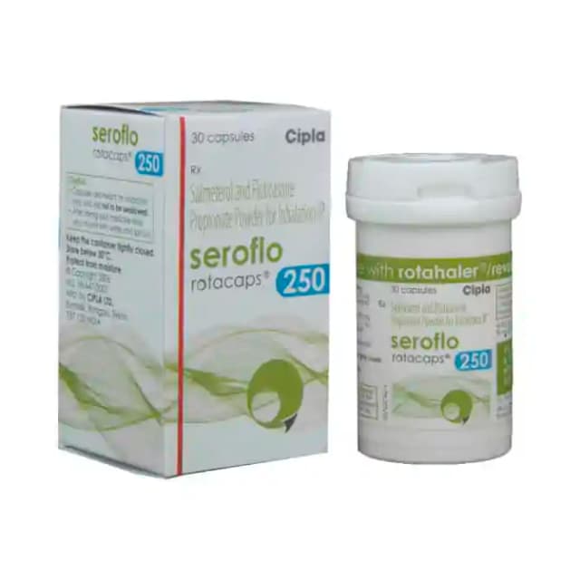 Seroflo 250 Rotacap (30 rotacaps in 1 packet)