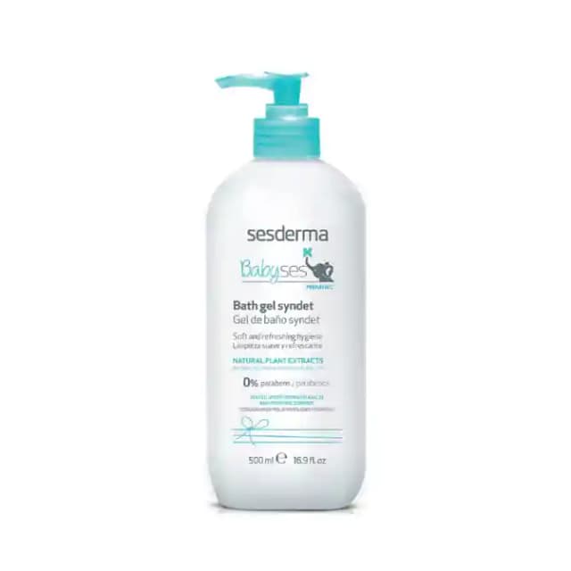 Sesderma Babyses Bath Gel Syndet (1 Pump Bottle of 500 ml Body Wash)