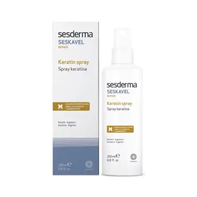 Sesderma Seskavel Keratin Spray (1 Pump Bottle of 200 ml Spray)