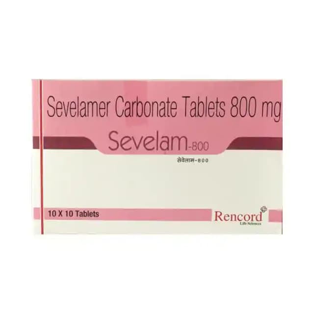 Sevelam 800 (10 tablets in 1 strip)