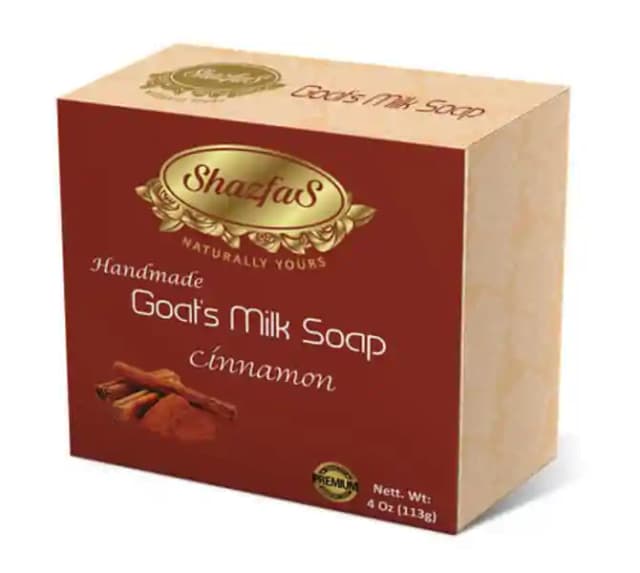ShazfaS Goat Milk Soap Cinnamon (1 Packet Of 113 gm Soap)