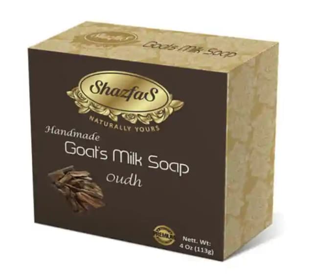ShazfaS Goat Milk Soap Oudh (1 Packet Of 113 gm Soap)