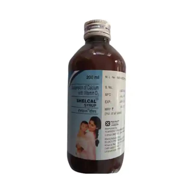 Shelcal M Syrup (1 Bottle of 200 ml Syrup)